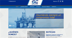 Desktop Screenshot of gcgrupo.com